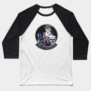 Grumman F-14 Tomcat - Jolly Rogers - black Baseball T-Shirt